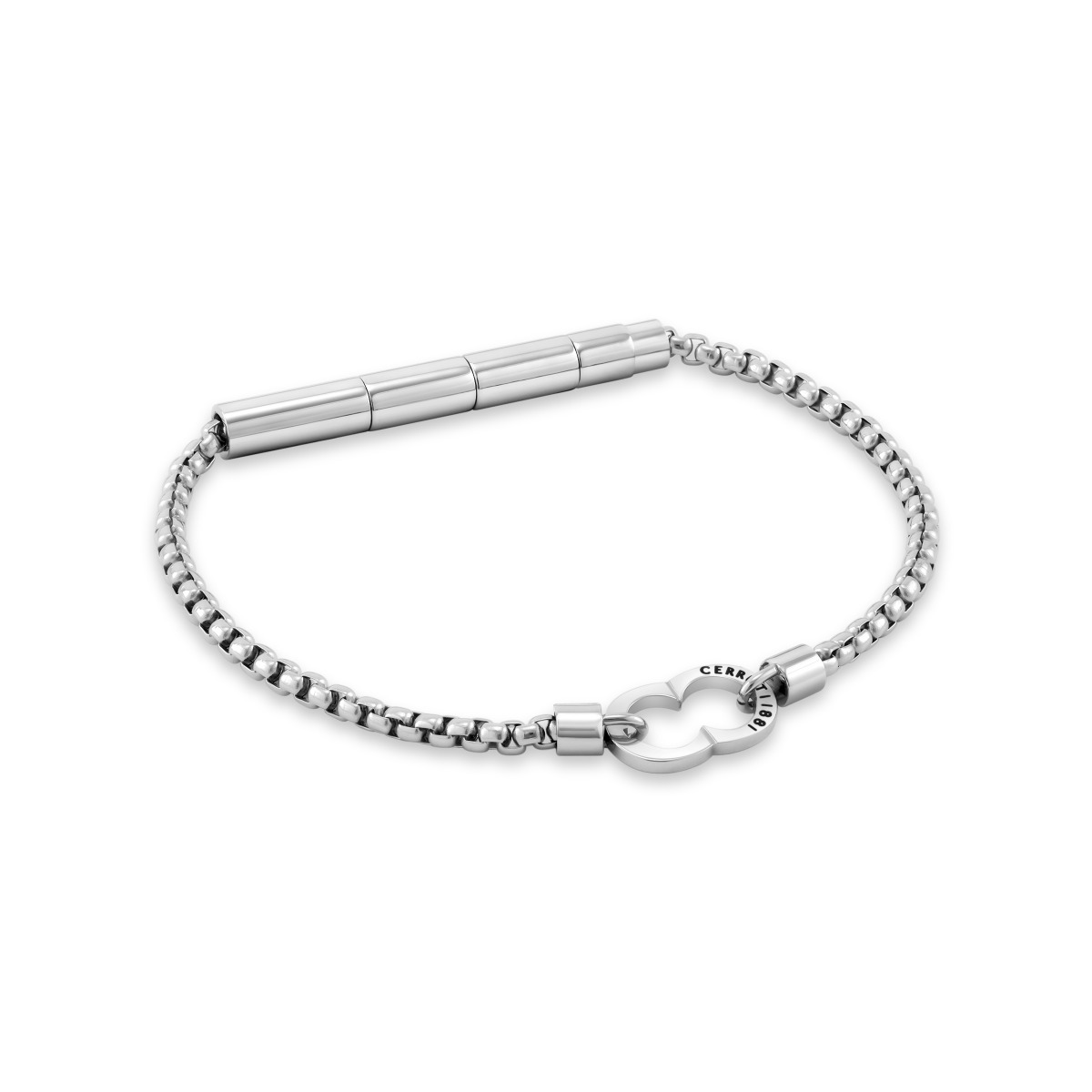 Cerruti 1881 Saverio Men Silver Stainless Steel Bracelet