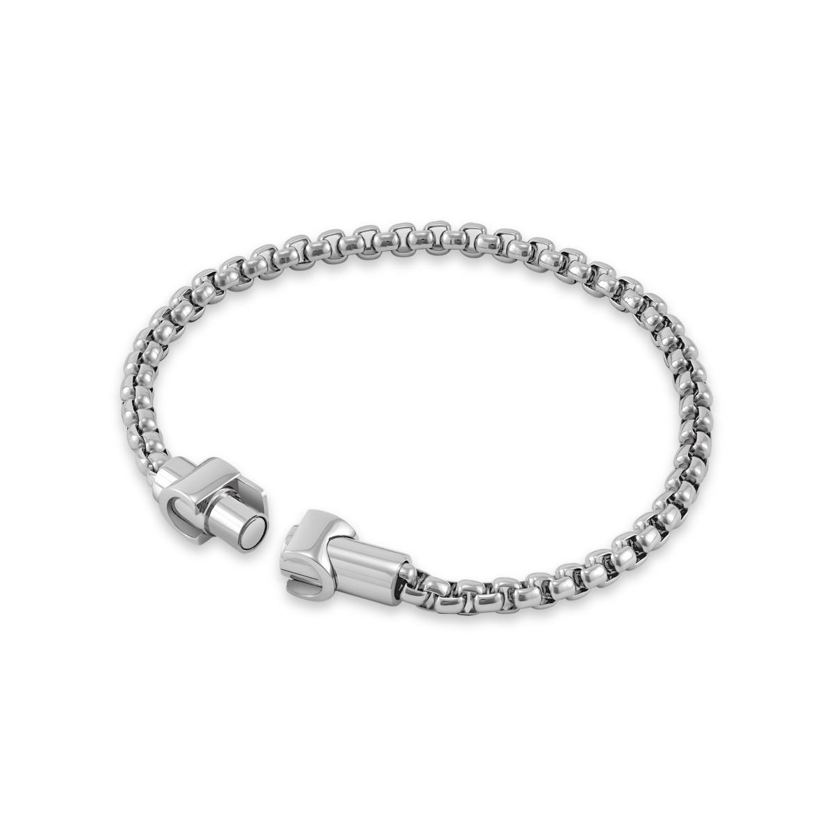 Cerruti 1881 Carlo Men Silver Stainless Steel Bracelet