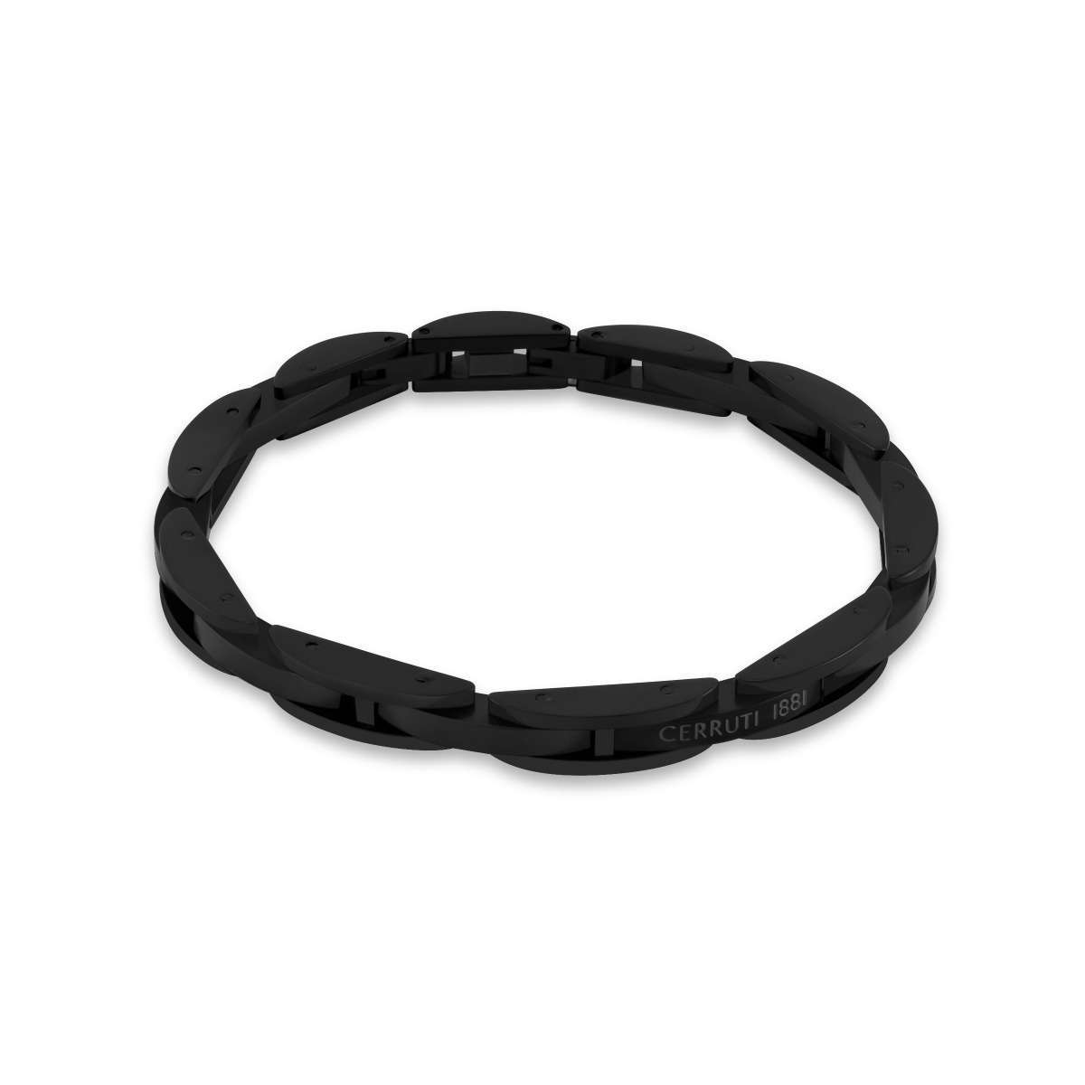 Cerruti 1881 Tito Men Black Steel Bracelet