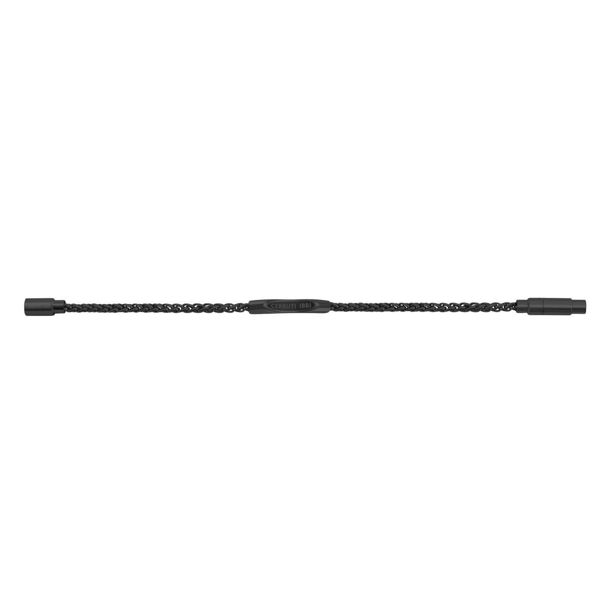 Cerruti 1881 Matteo Black Stainless Steel Chain Bracelet for Men