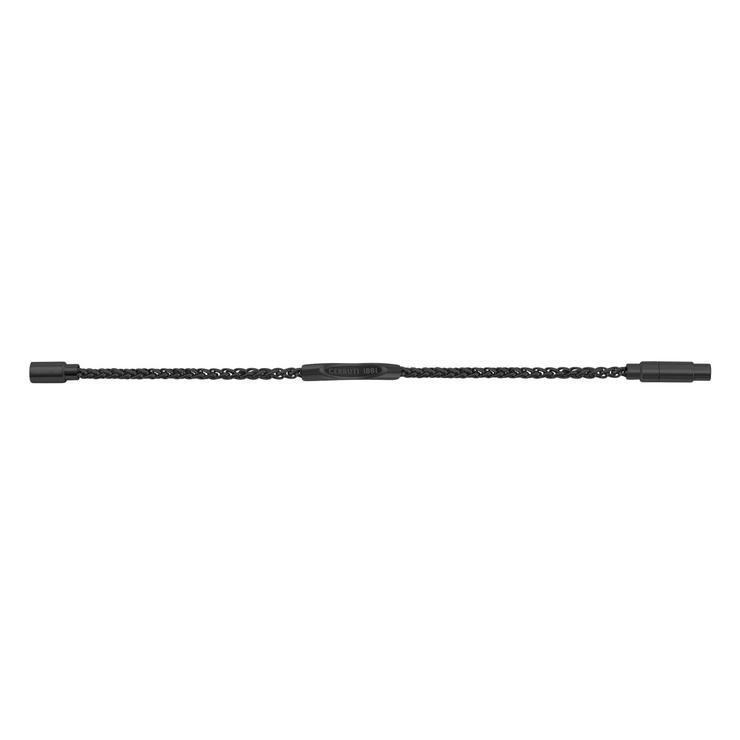 Cerruti 1881 Matteo Black Stainless Steel Chain Bracelet for Men