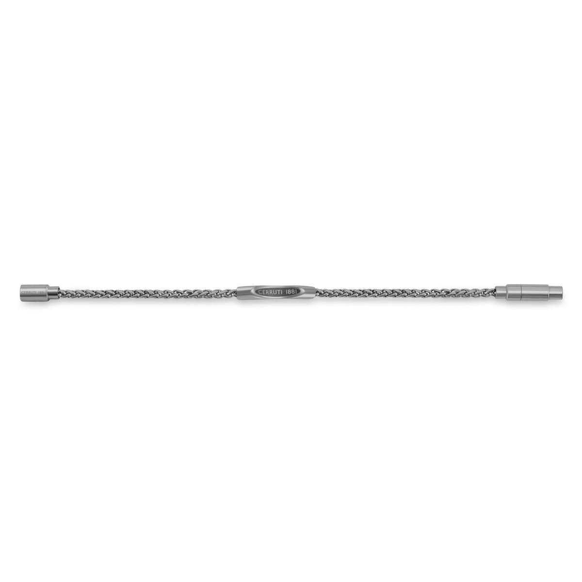 Cerruti 1881 Matteo Gunmetal Stainless Steel Chain Bracelet 