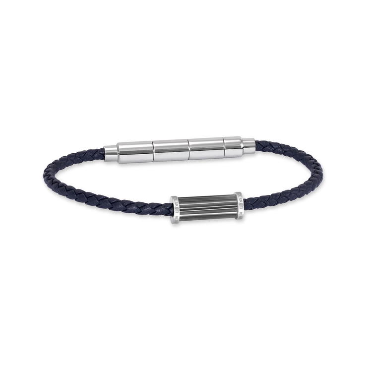 Cerruti 1881 Marcello Men's Braided Leather Bracelet