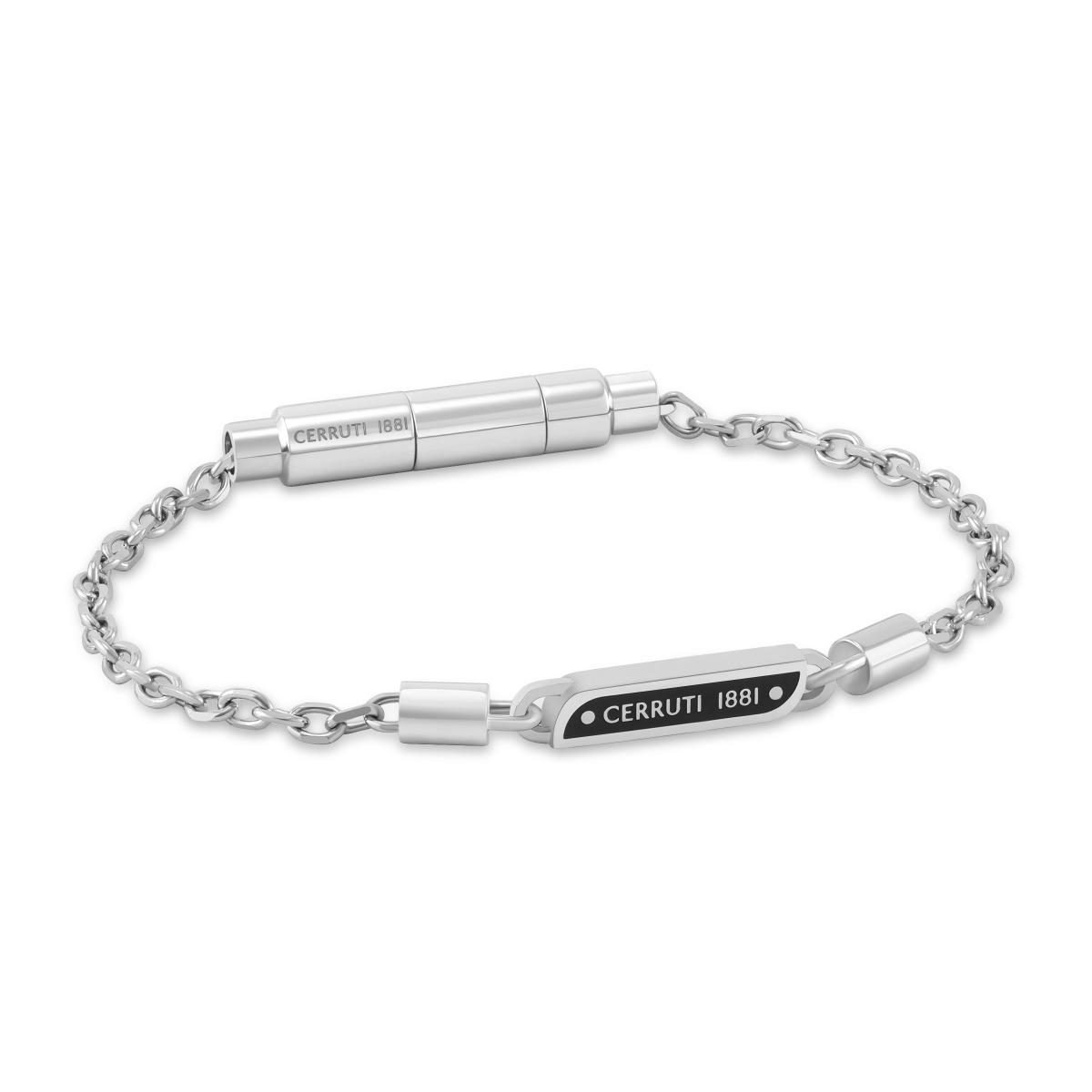 Cerruti 1881 Emiliano Silver Stainless Steel Chain Bracelet for Men