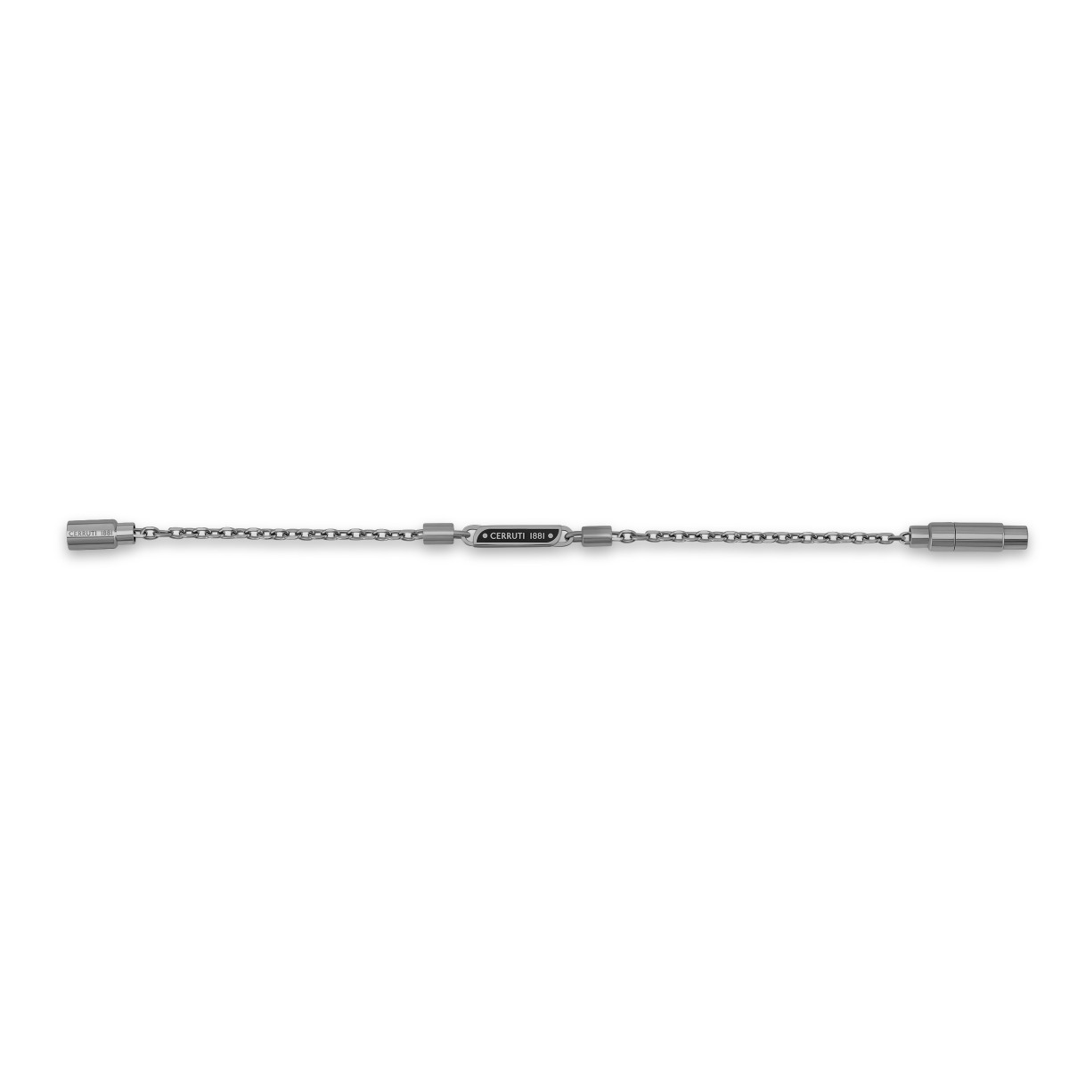 Cerruti 1881 Emiliano Gunmetal Steel Chain Bracelet for Men