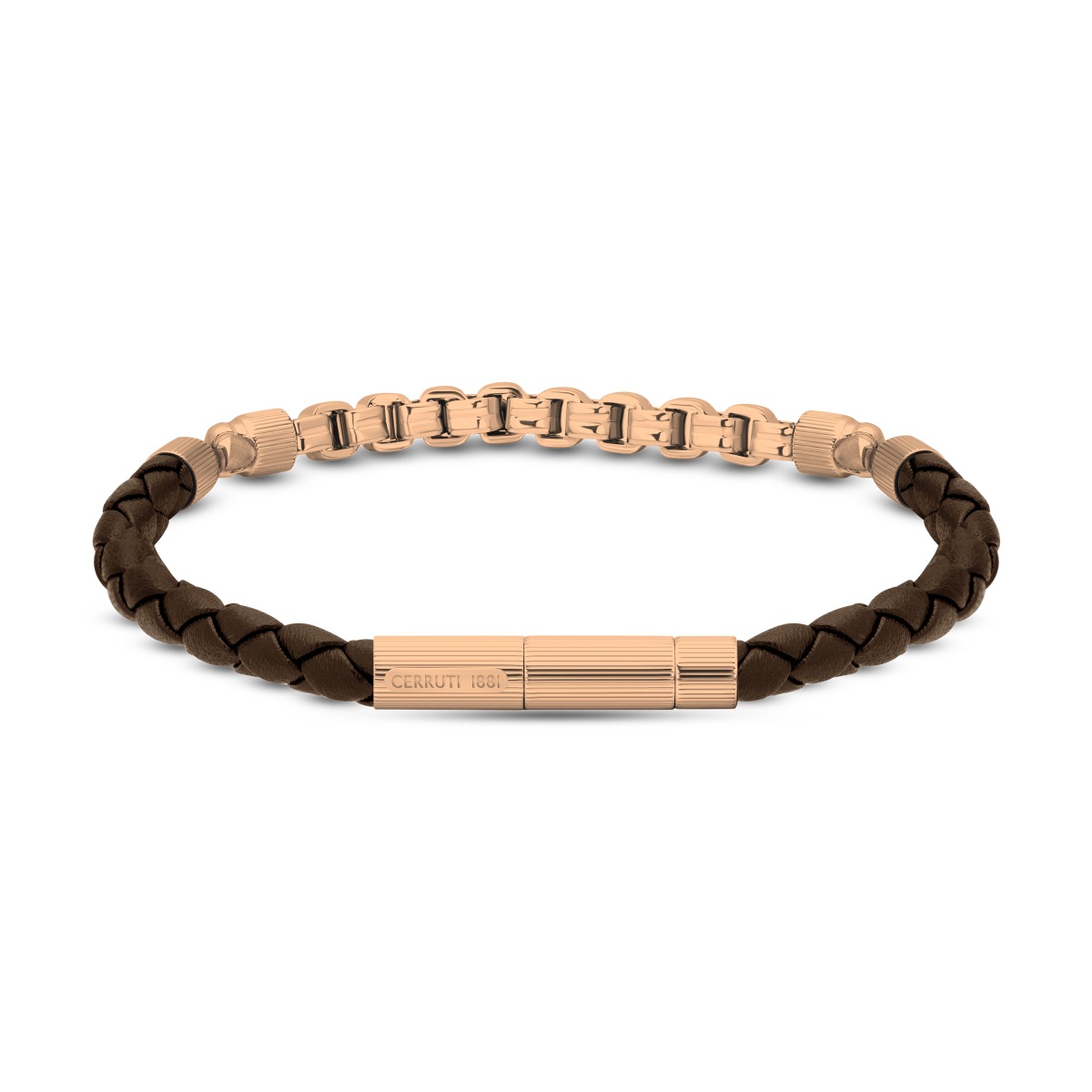 Cerruti 1881 WALTER men bracelet black with green leather