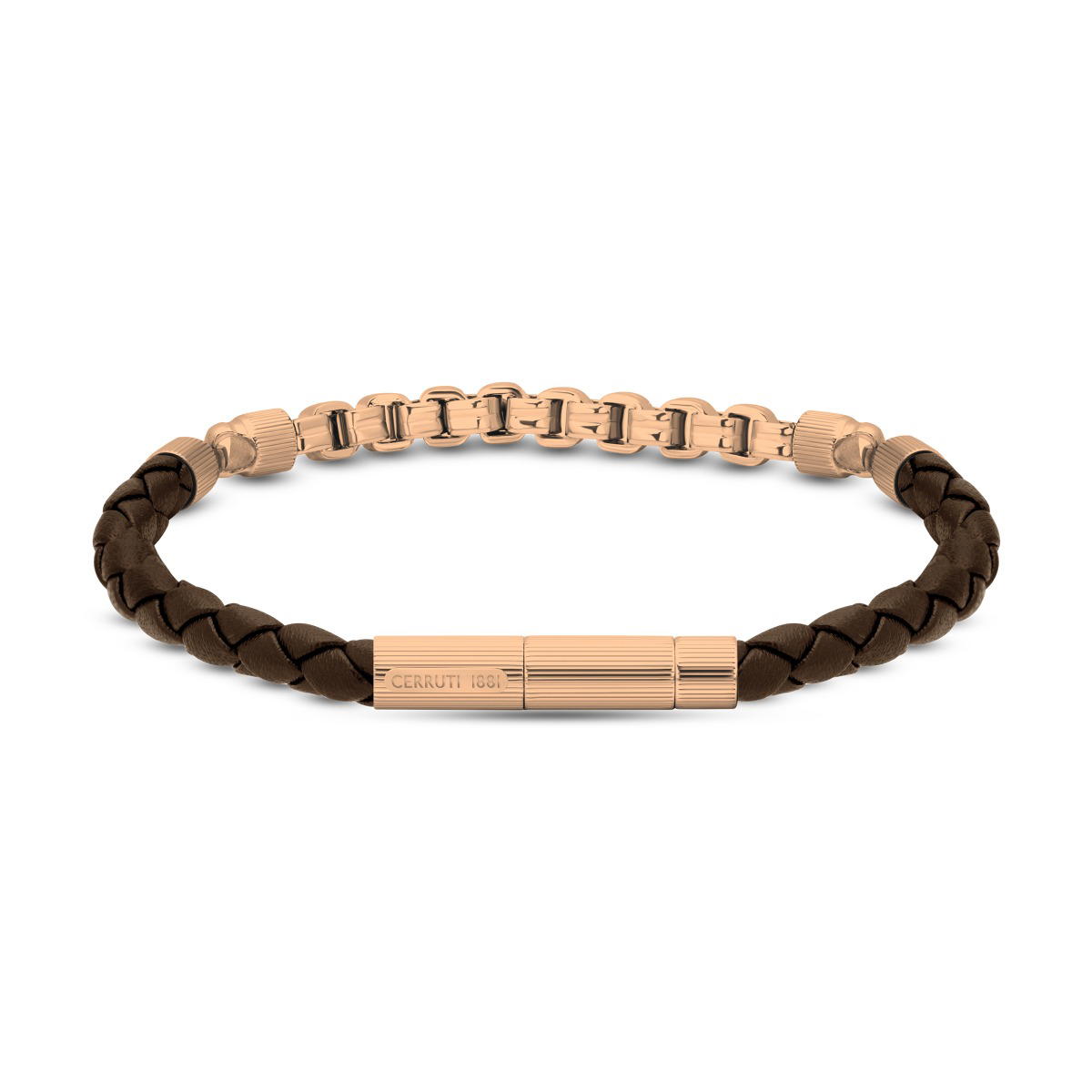 Cerruti 1881 WALTER men bracelet black with green leather