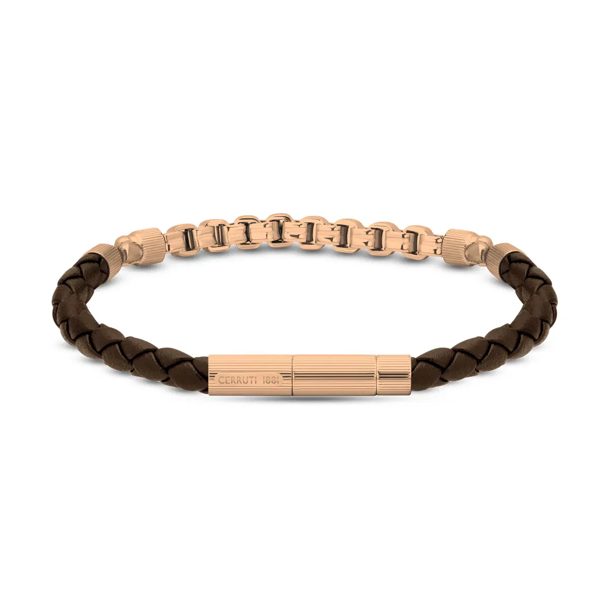 Cerruti 1881 WALTER men bracelet black with green leather