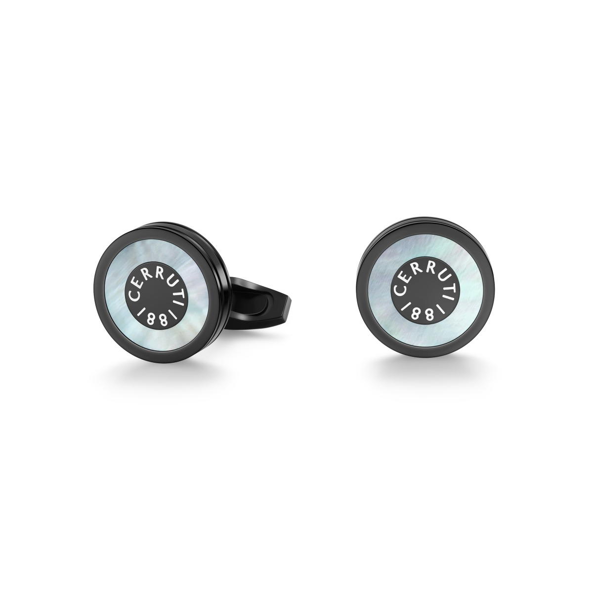 Cerruti 1881 - Black & Mother-of-Pearl cufflink 