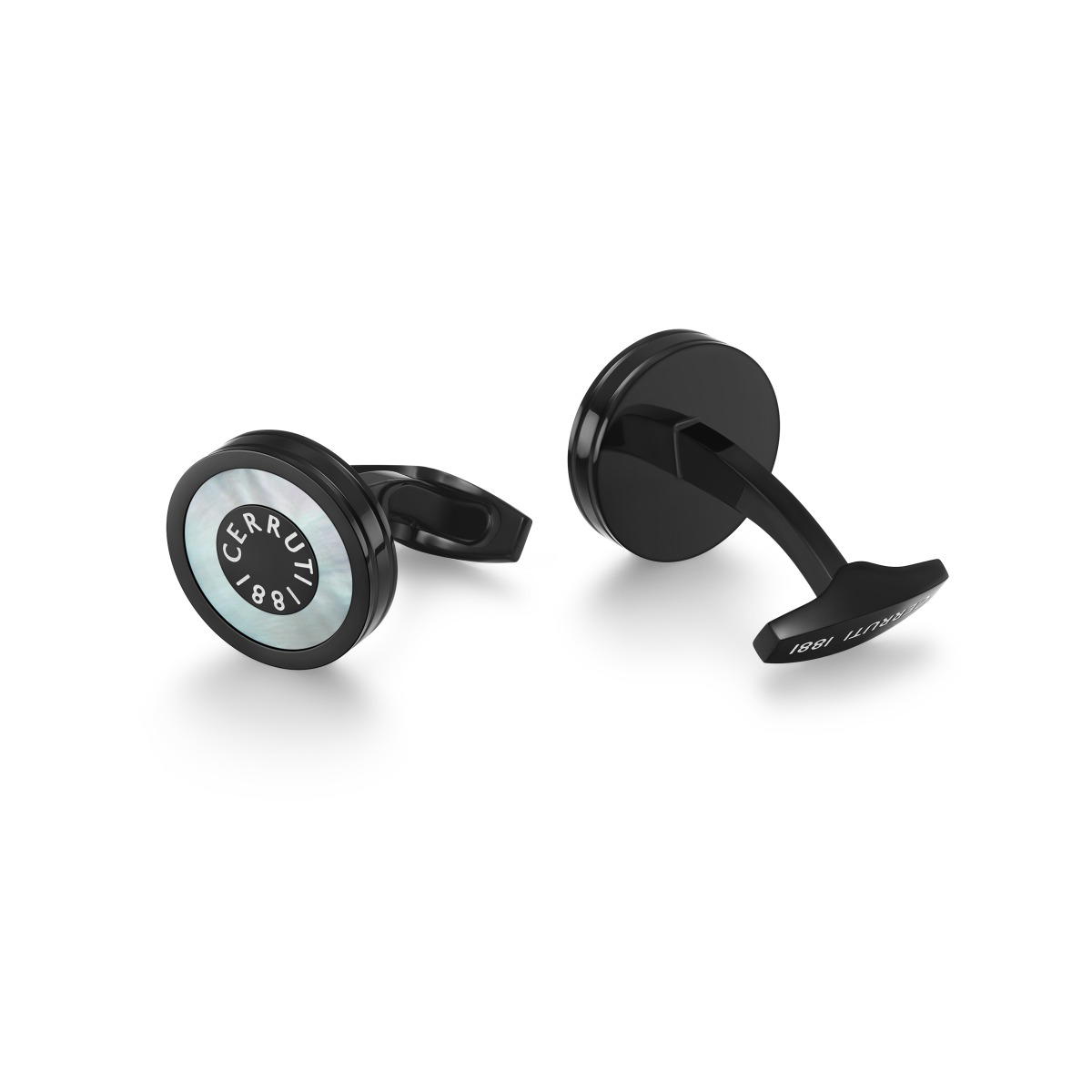 Cerruti 1881 - Black & Mother-of-Pearl cufflink 
