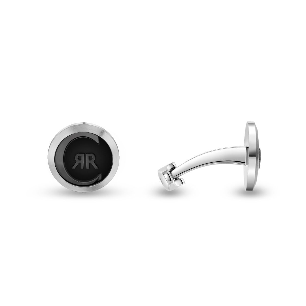 Cerruti 1881 - Luxury Silver & Black Cufflinks 