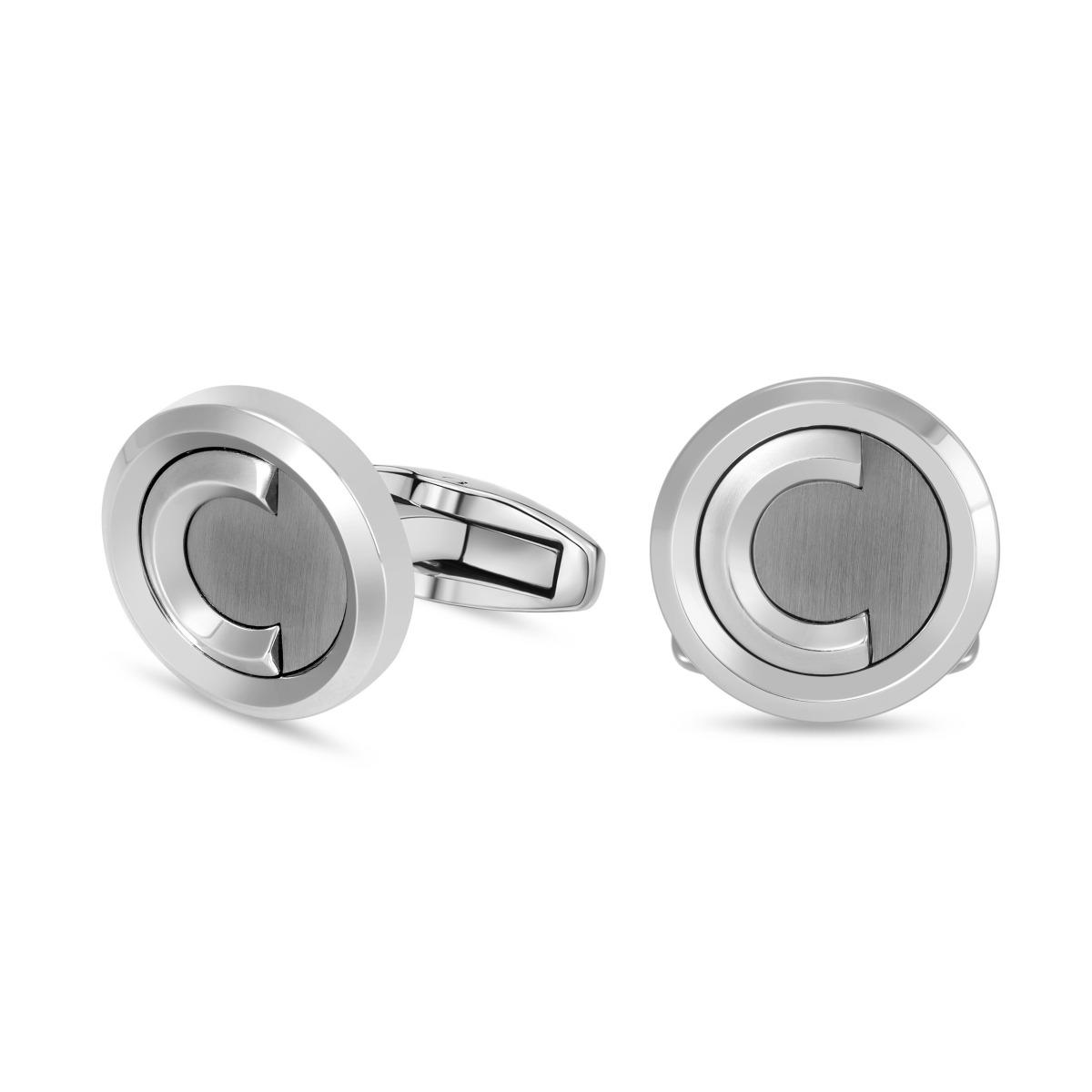 Cerruti 1881 Ivo Silver Men's Cufflinks