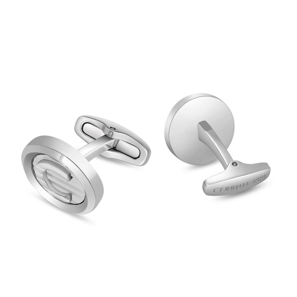 Cerruti 1881 Fabio Silver Men's Cufflinks