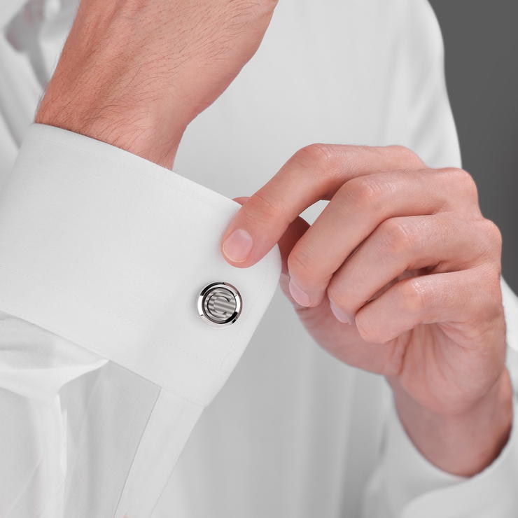 Cerruti 1881 Fabio Silver Men's Cufflinks
