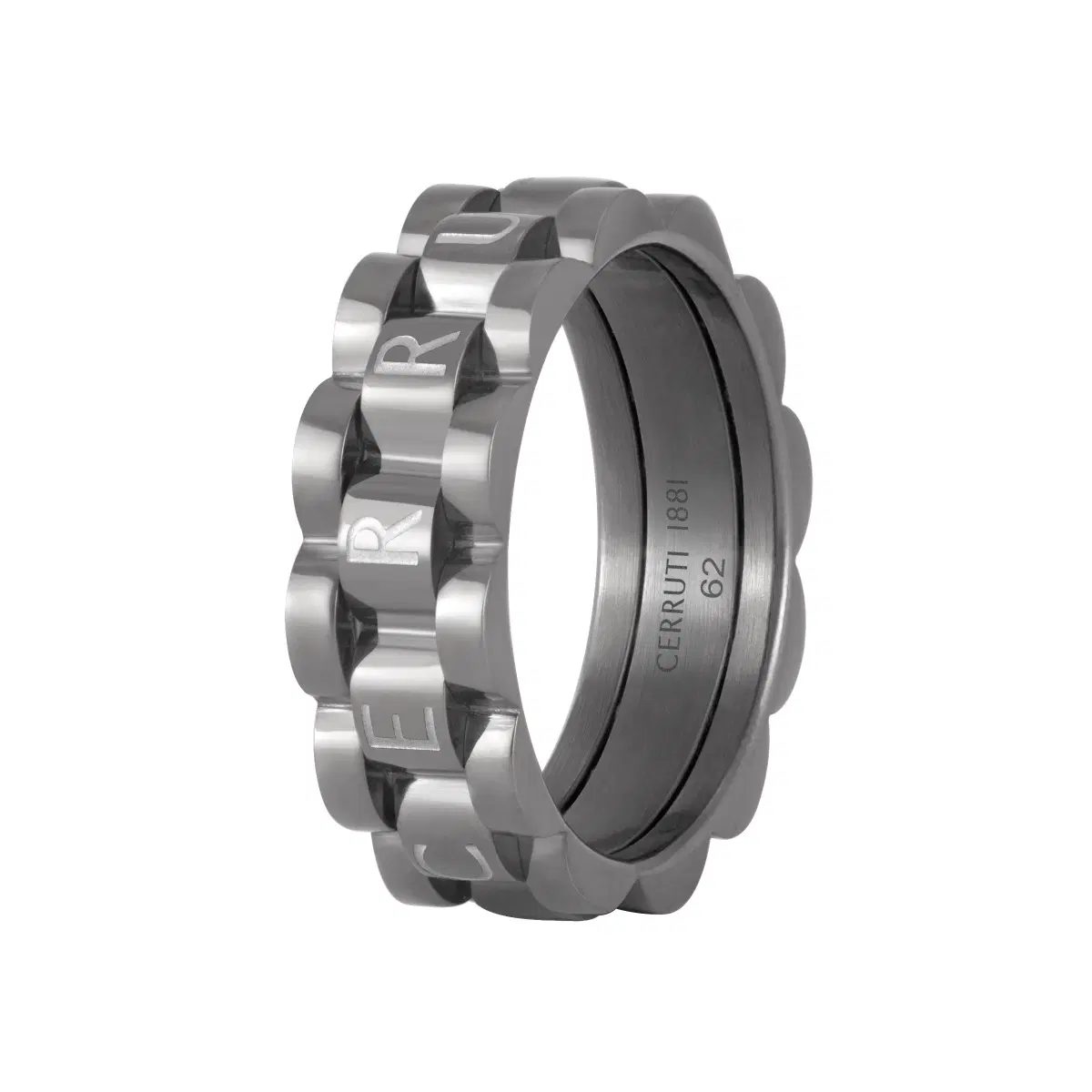 Cerruti 1881 Paolo Ring for Men Stainless Steel Size 62