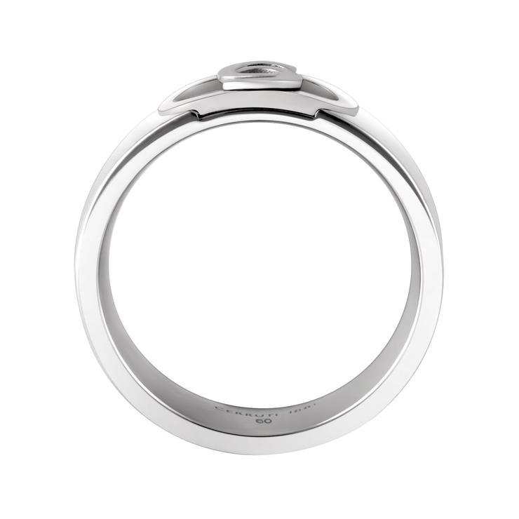 Cerruti 1881 Logo Ring for men Stainless Steel Size 60