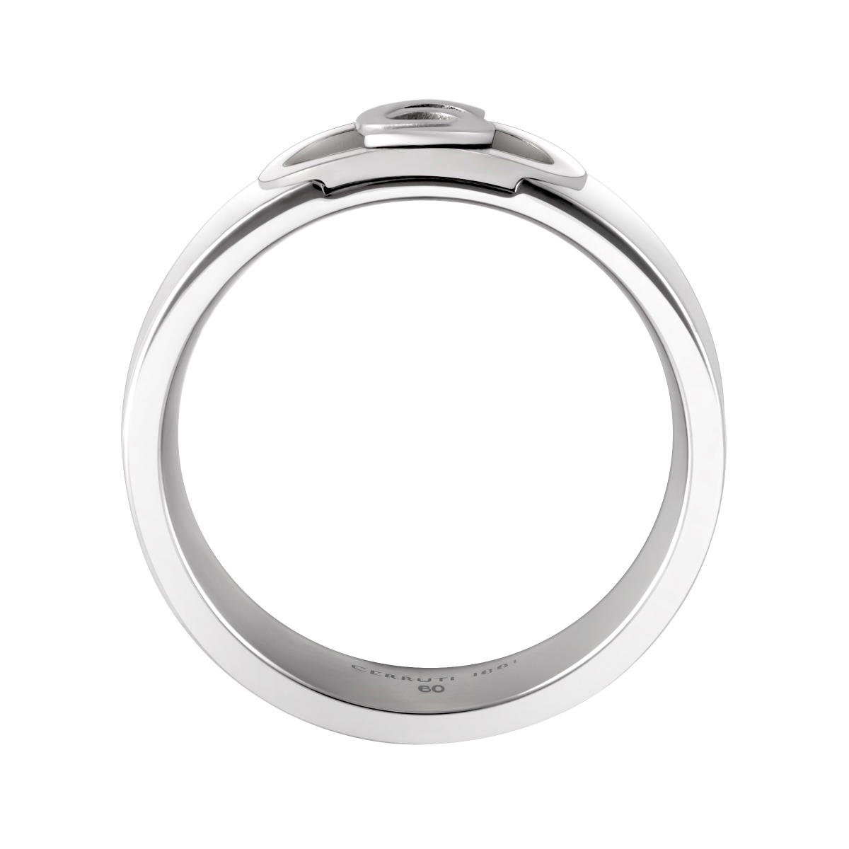 Cerruti 1881 Logo Ring for men Stainless Steel Size 62