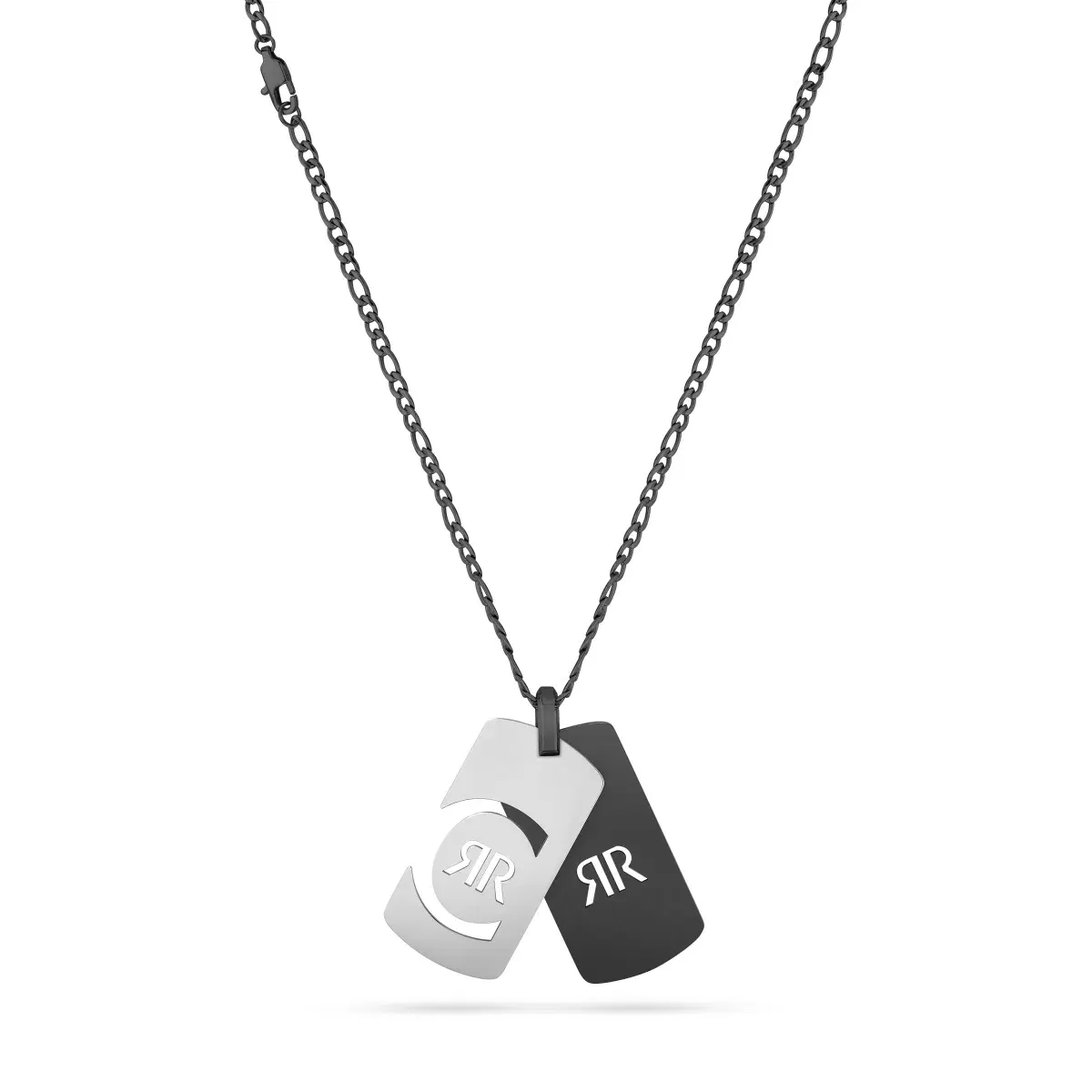 Cerruti 1881 necklace for gent stainless steel black