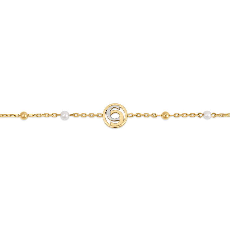 Cerruti 1881 CELESTE Ladies Gold Crystal Bracelet