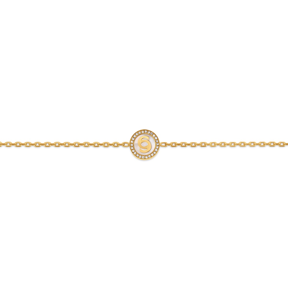 Cerruti 1881 NOEMI Double Round Logo Ladies Bracelet Gold 