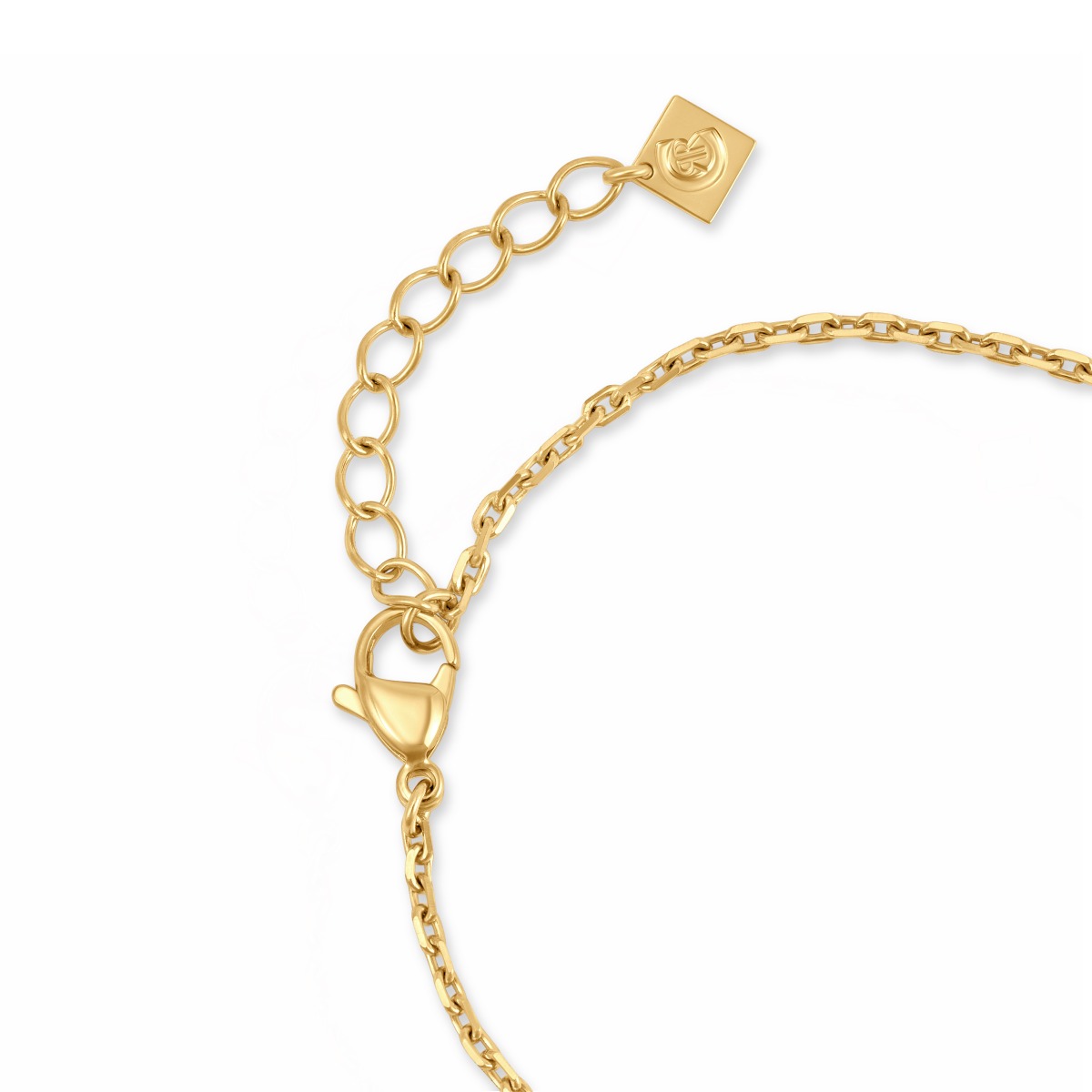 Cerruti 1881 NOEMI Double Round Logo Ladies Bracelet Gold 