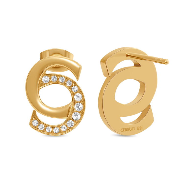 Cerruti 1881 Marina Women Gold Tone Steel Earrings