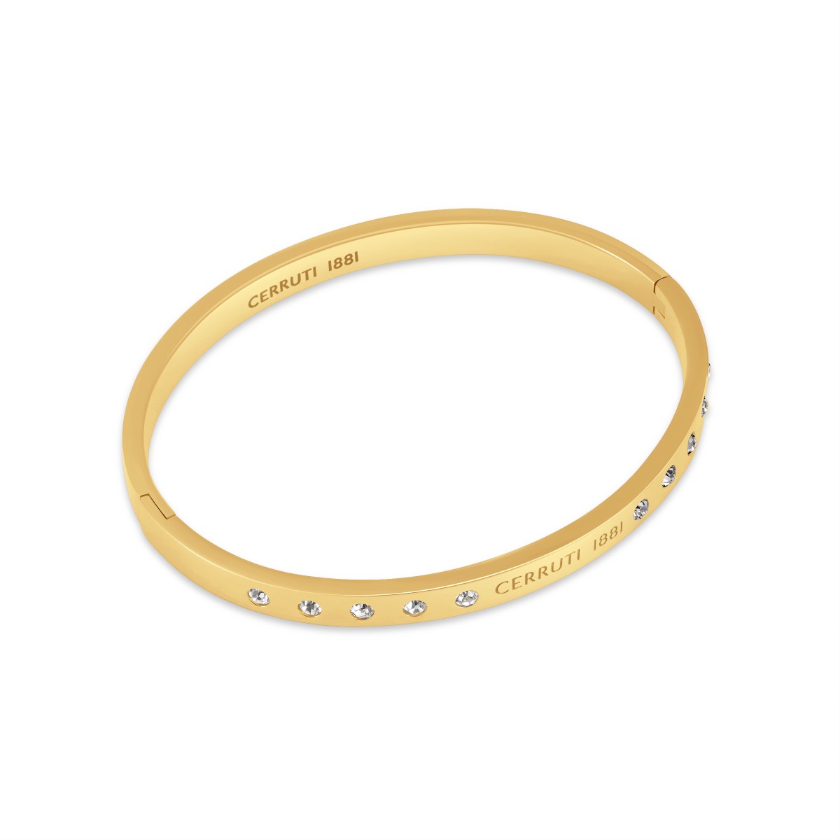 Cerruti 1881 ISADORA Ladies Bangle Gold Tone with Crystal