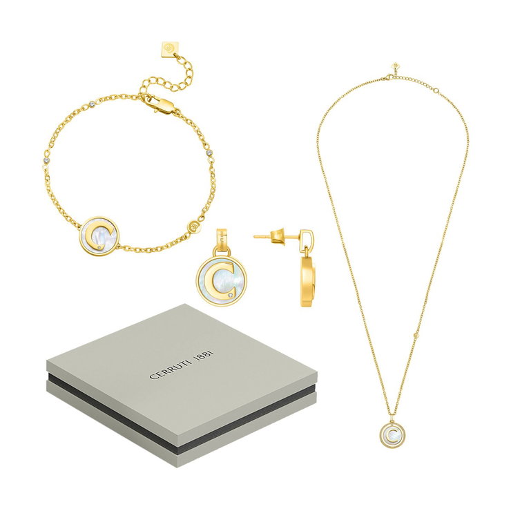 Cerruti 1881 Gold-Tone Jewelry Set for Women