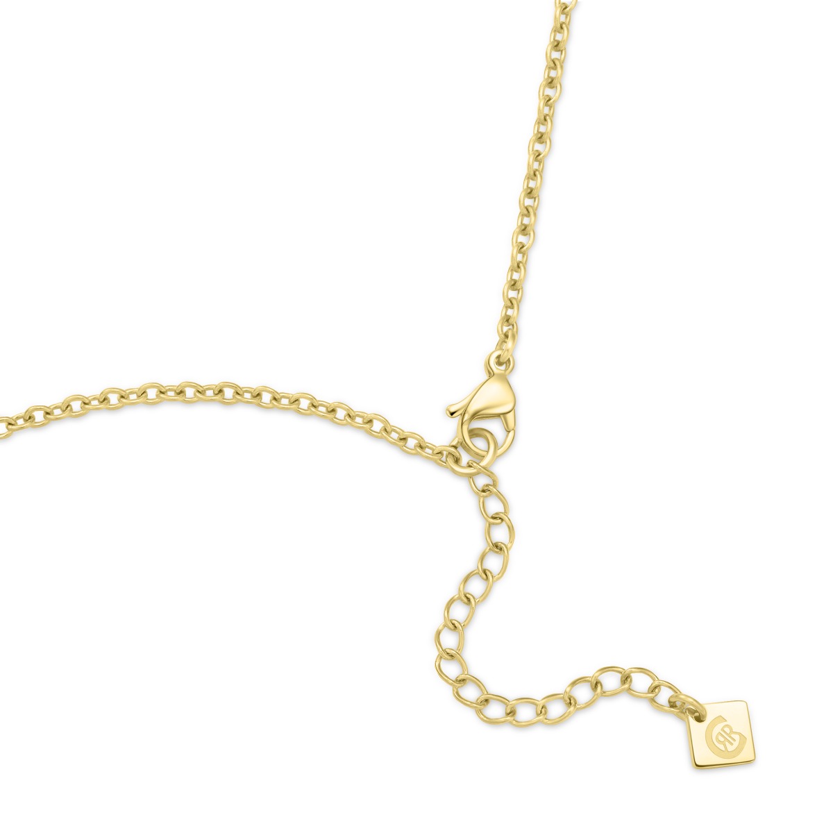 Cerruti 1881 CIRCULO Ladies Necklace Gold Tone with Crystal