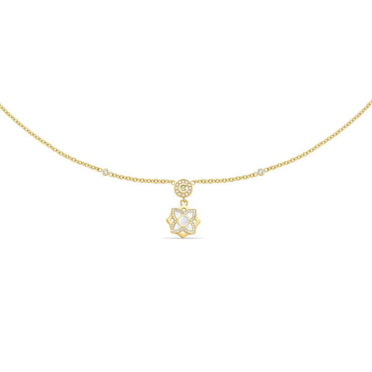 Cerruti 1881 Gold-Plated Necklace with Mother-of-Pearl