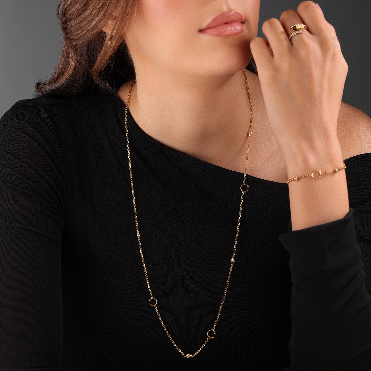 Cerruti 1881 ALESSIA Necklace for Women Gold Tone