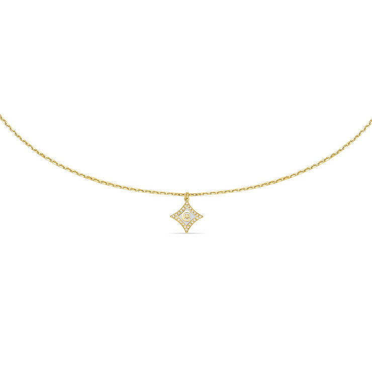 Cerruti 1881 Gold-Plated Necklace with Zircon Pendant