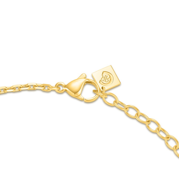 Cerruti 1881 Gold-Plated Necklace with Zircon Pendant