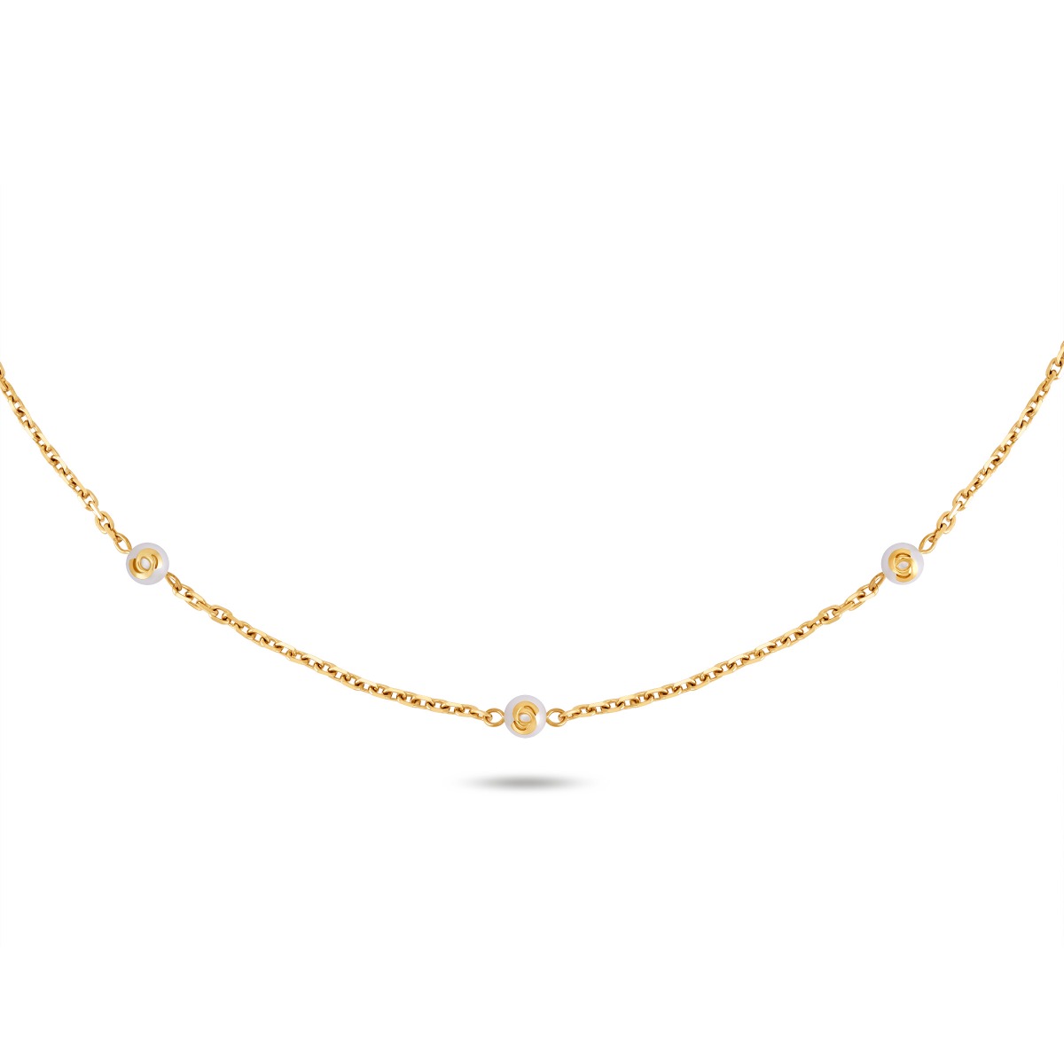 Cerruti 1881 CELESTE Ladies Gold Crystal Necklace