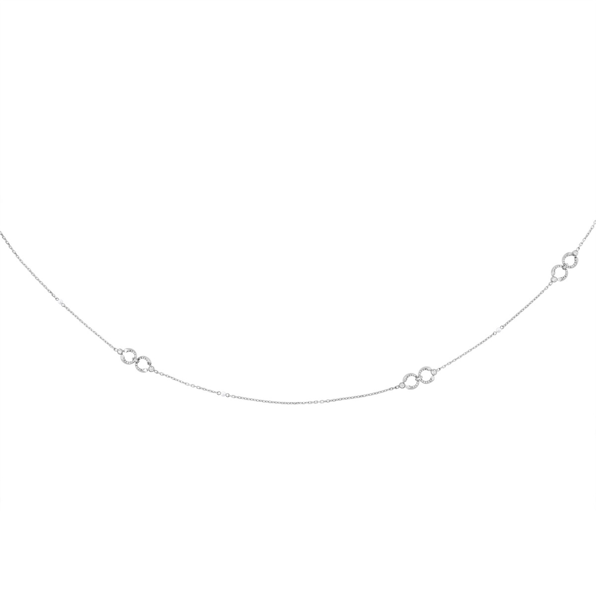 Cerruti 1881 CELESTE Ladies Necklace Silver Tone