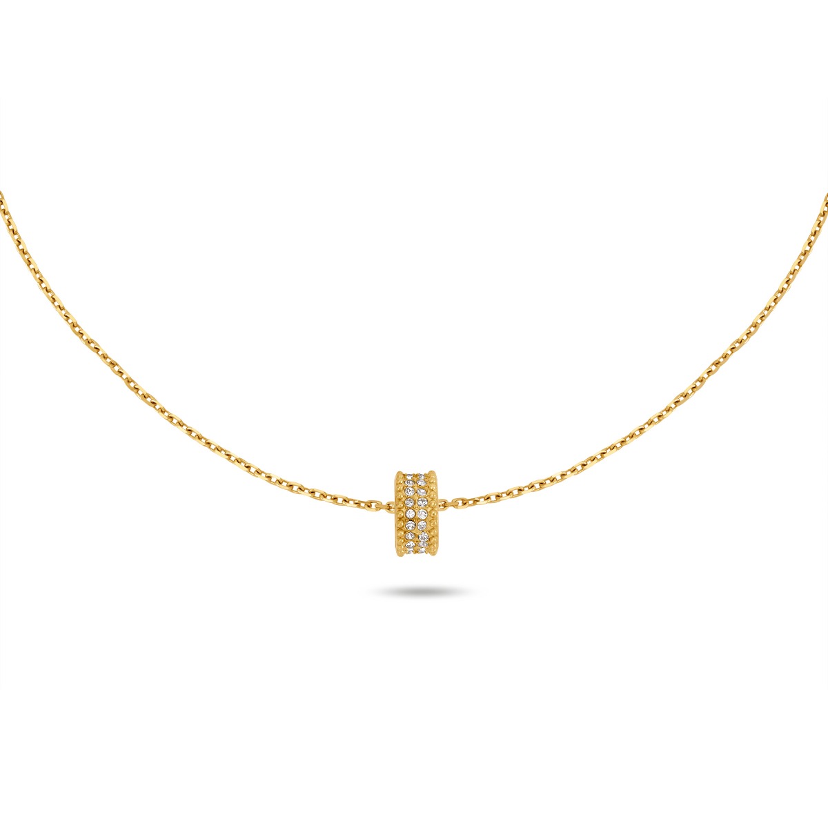 سلسال ايسادورا من شيروتى 1881 للنساء استيل باللون الذهبى