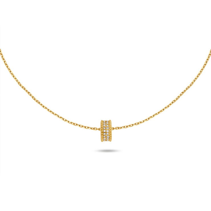 سلسال ايسادورا من شيروتى 1881 للنساء استيل باللون الذهبى