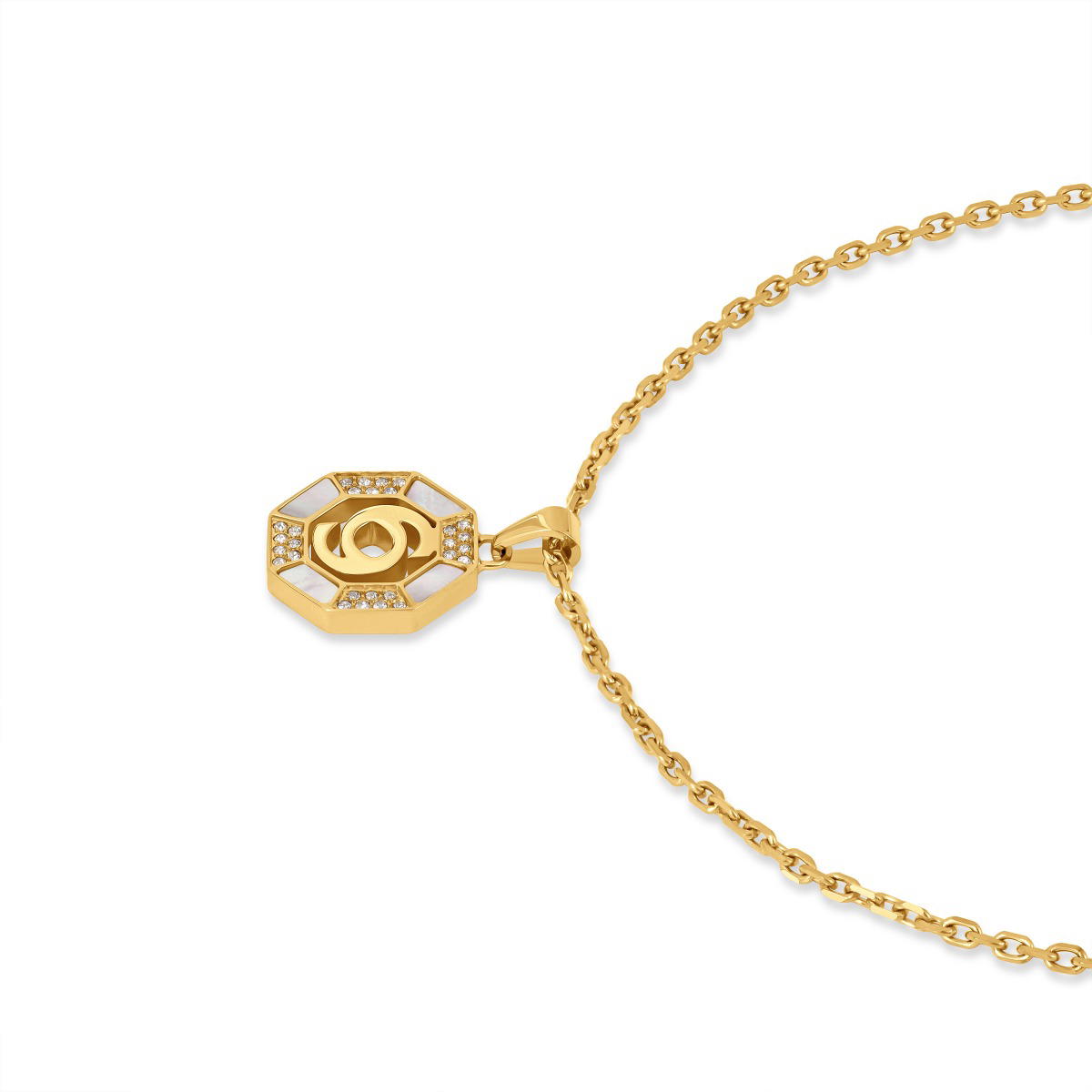 سلسال ليانا من شيروتى 1881 للنساء استيل باللون الذهبى