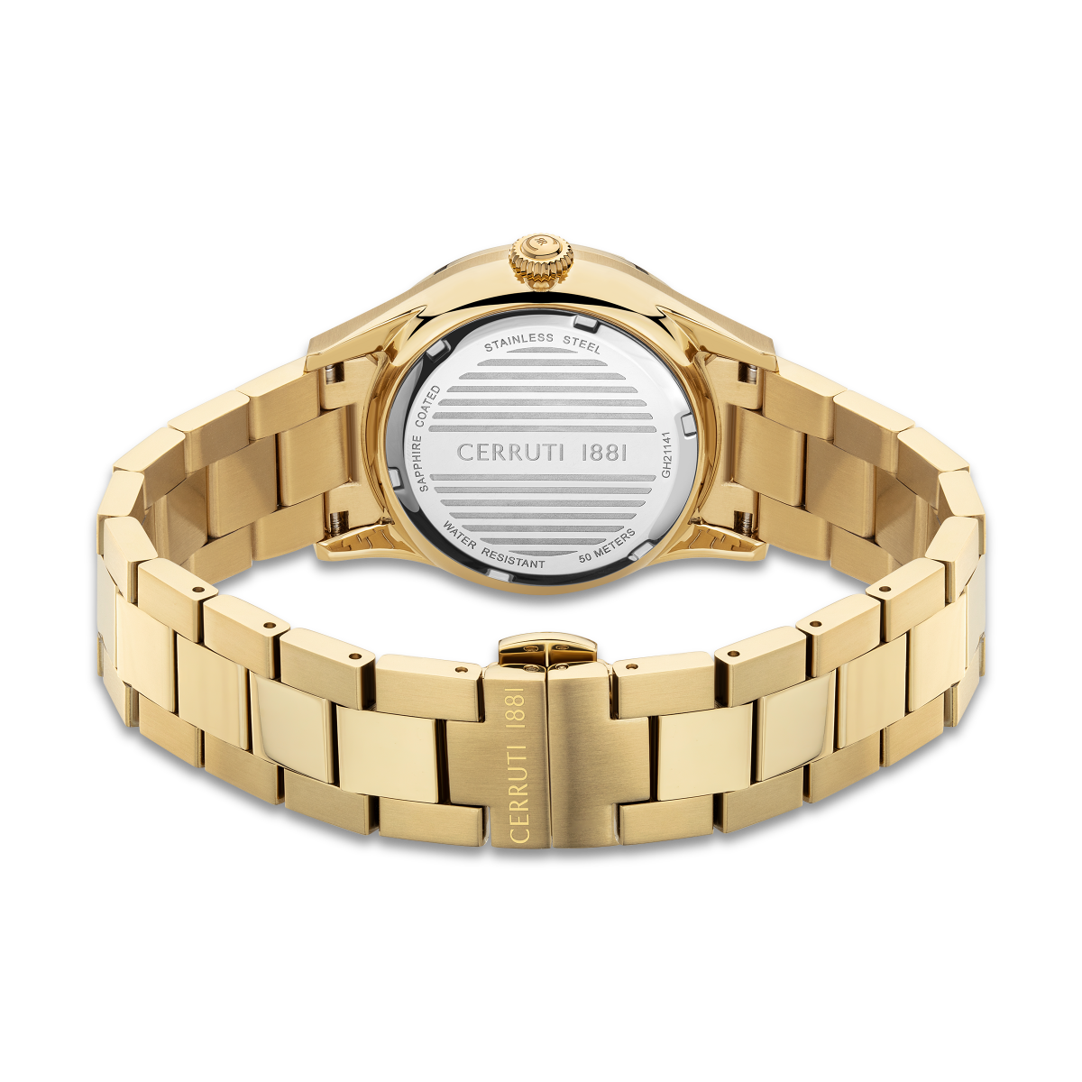 Cerruti 1881 Torcegno Watch For Men Steel Gold , Black
