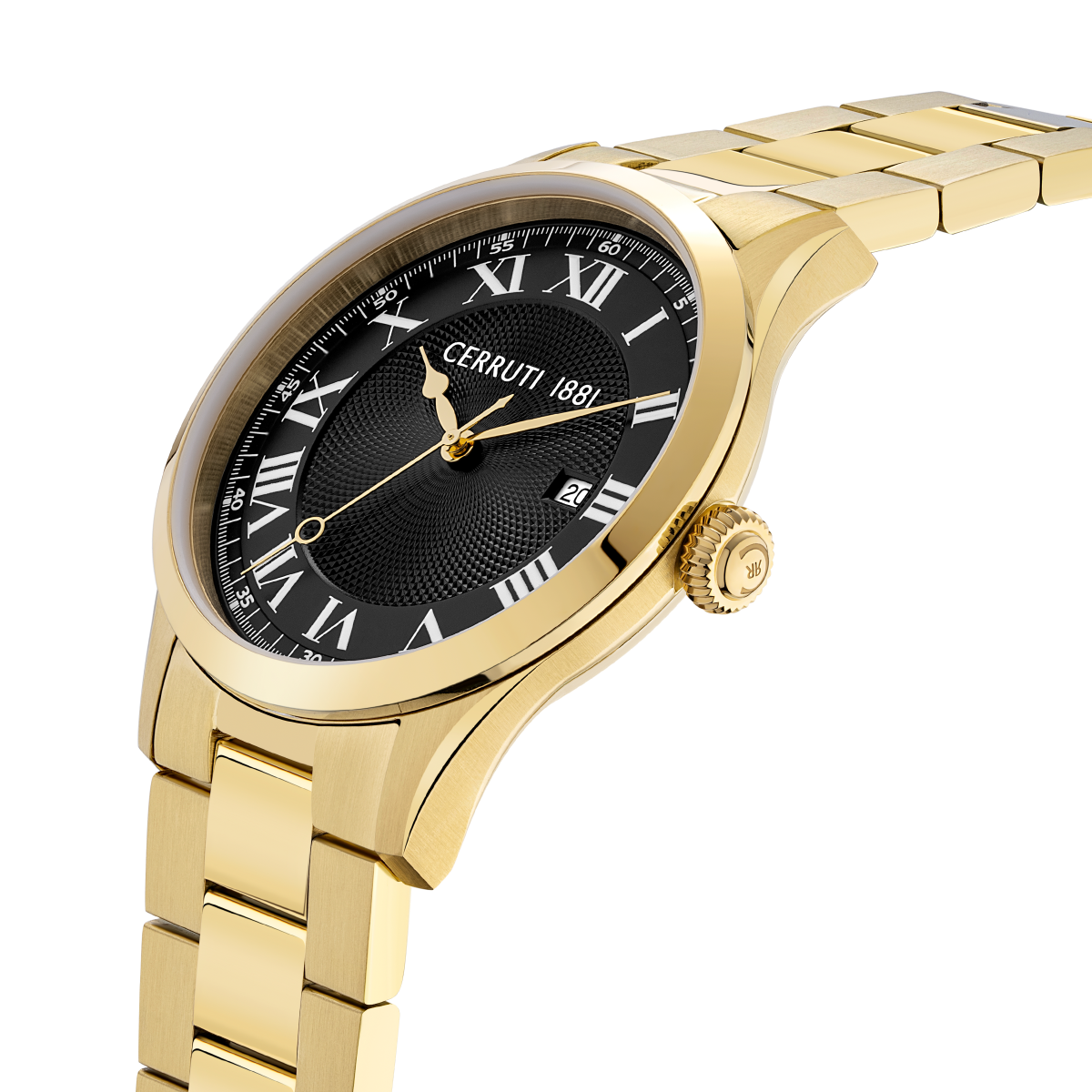 Cerruti 1881 Torcegno Watch For Men Steel Gold , Black