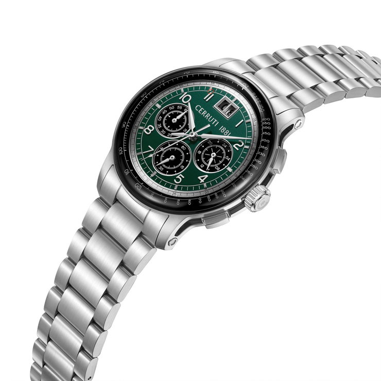 Cerruti 1881 Petroio Men's Green Chronograph Watch
