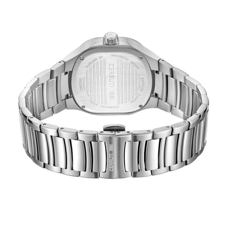 Cerruti 1881 Multifunction Green Dial Silver Watch for Men