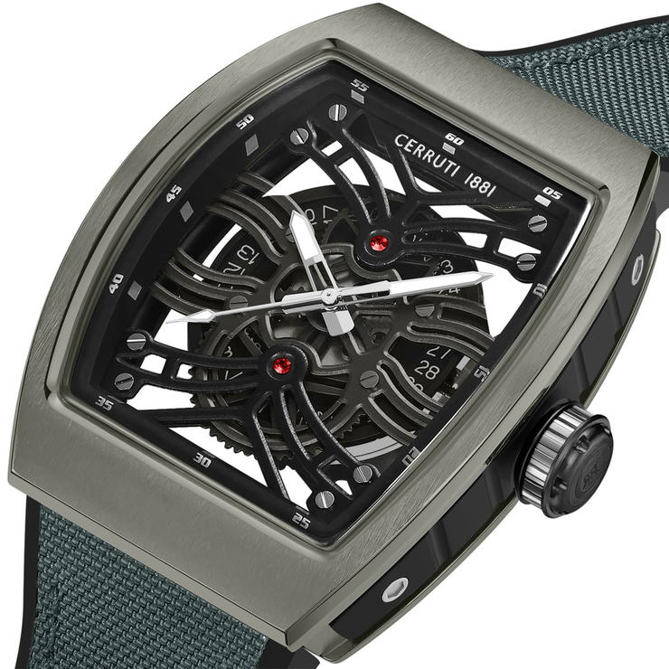 Cerruti 1881 Calliano Automatic Men's Watch – Skeleton Dial