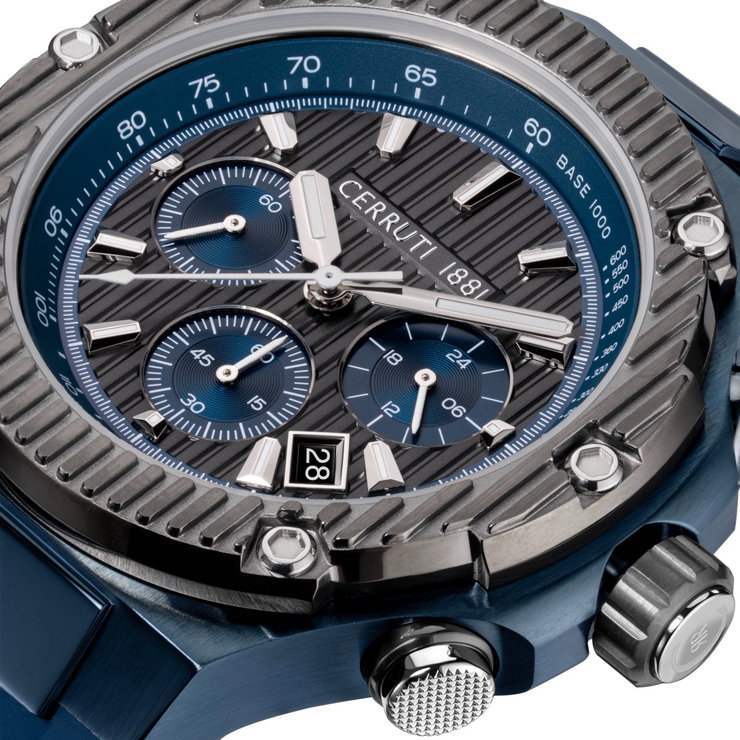 Cerruti 1881 Lucardo Men's Blue Chronograph Watch