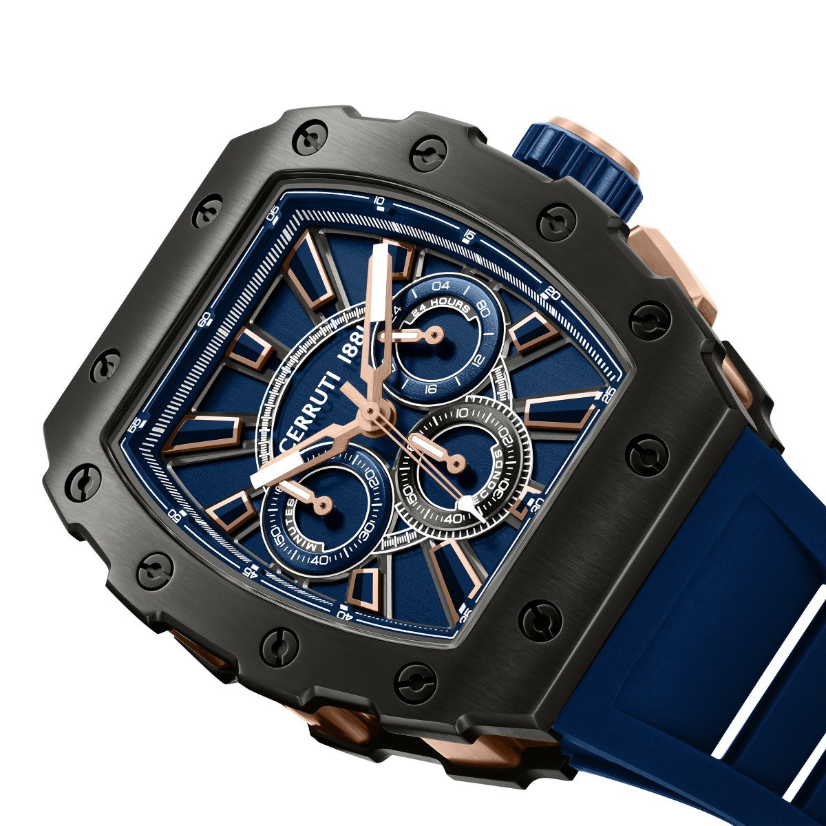 メーネカウチRネイビー Cerruti 1881 Blue Chronograph | Paris Gallery