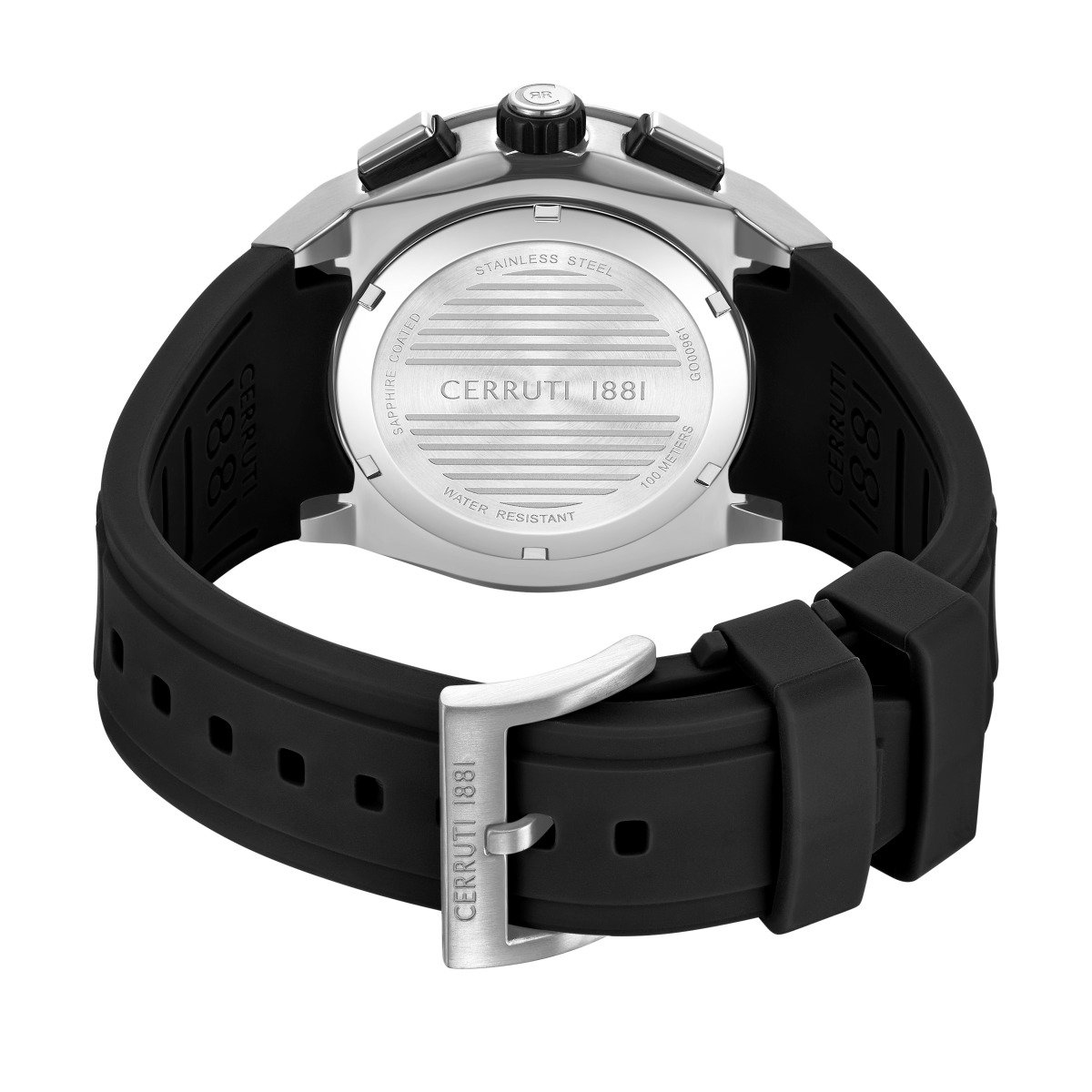 Cerruti 1881 Ruscello Men's Black Chronograph Watch