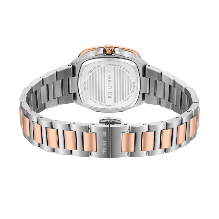Cerruti 1881 Two Tone Ladies Watch - Crystal Bezel