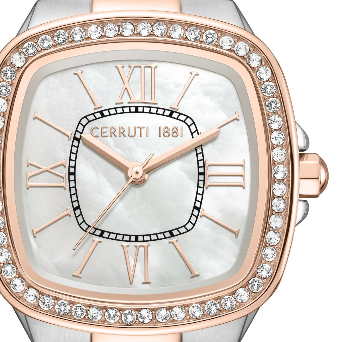 Cerruti 1881 Two Tone Ladies Watch - Crystal Bezel