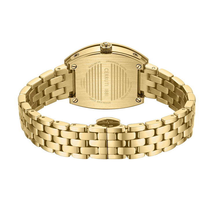 Cerruti 1881 Gold Tone Ladies Watch with Green Dial
