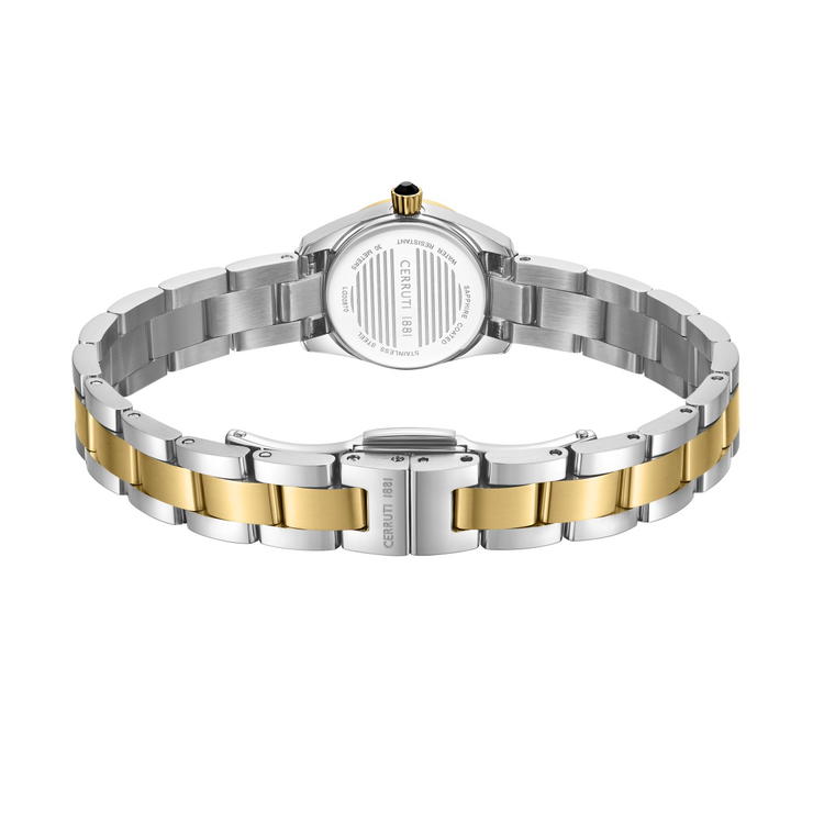 Cerruti 1881 Two Tone Watch & Crystal Dial